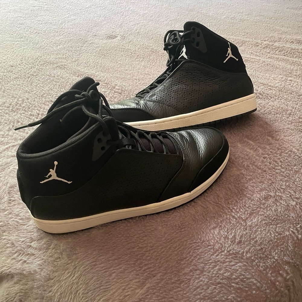 High Top Jordans (Black and White)